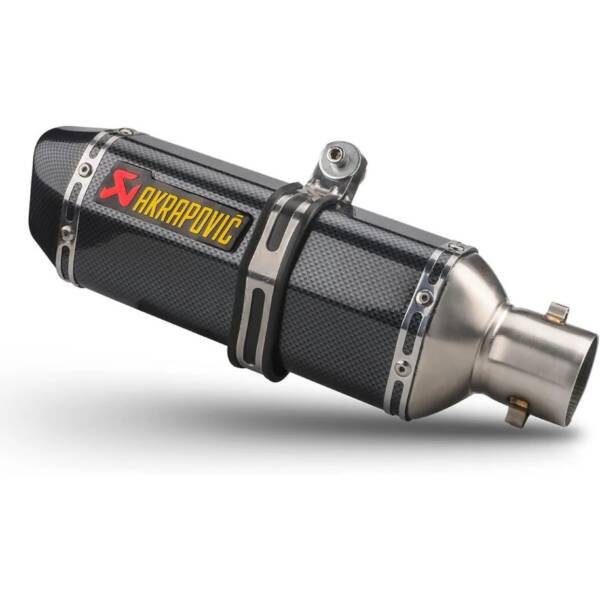 AKRAPOVIC EGZOZ SIYAH KARBON