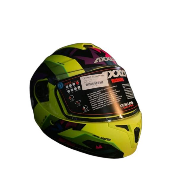 AXXIS DRAKEN S JOLLY MATTE FLUO YELLOW KASK