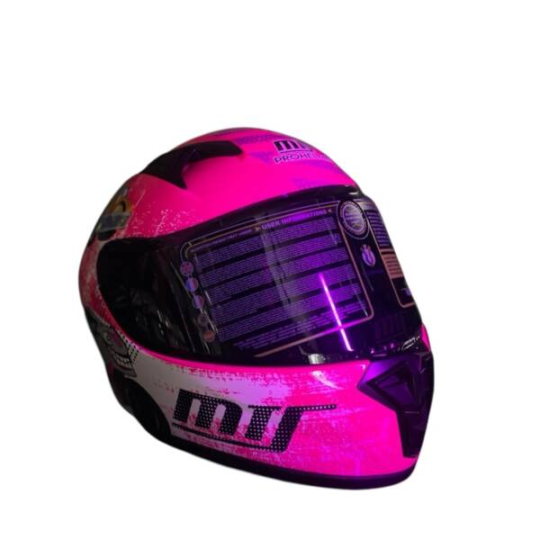 MTS M201 FULL FACE ÇOCUK PEMBE KASK